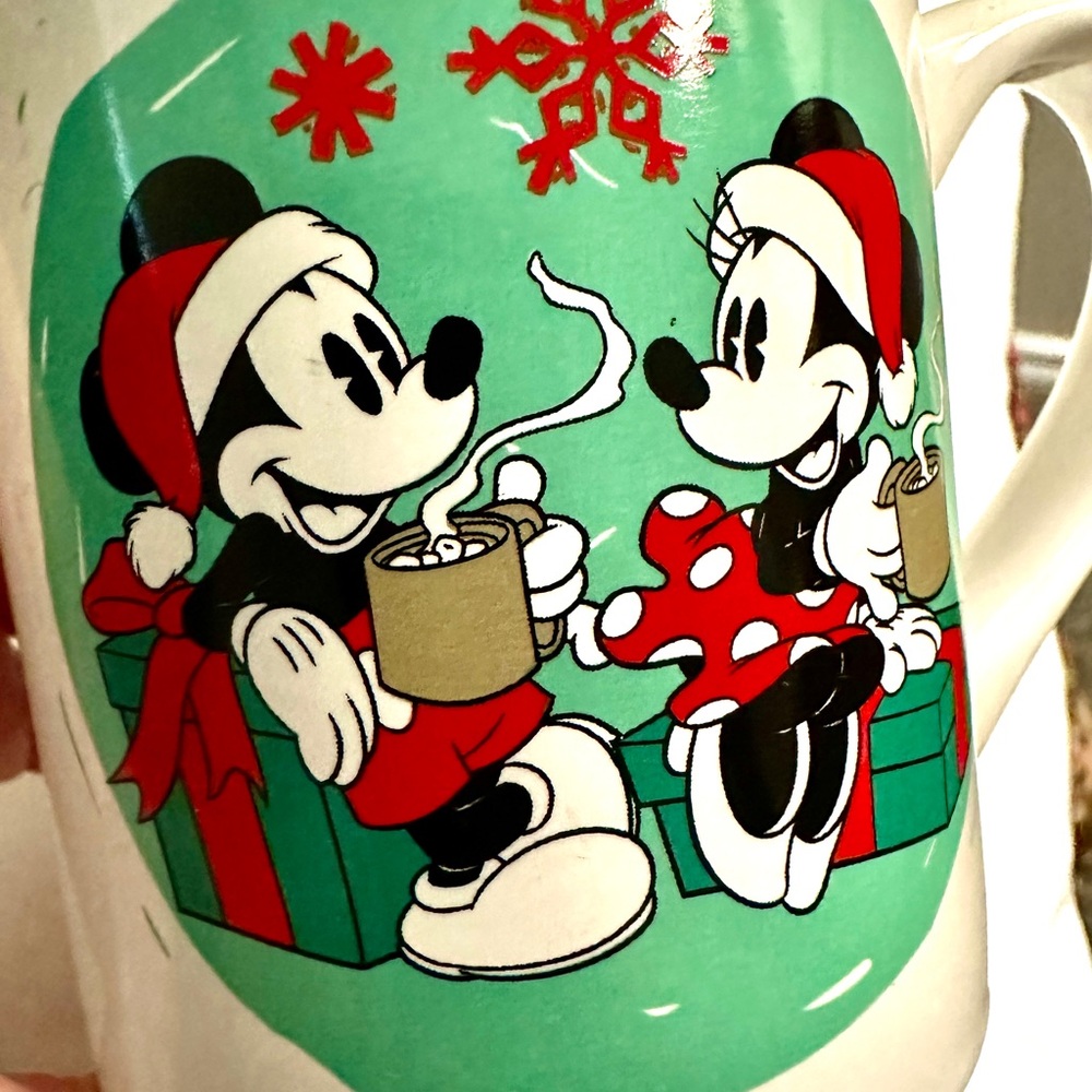 Disney Mickey and Minnie Mouse “Cozy Christmas” Mug